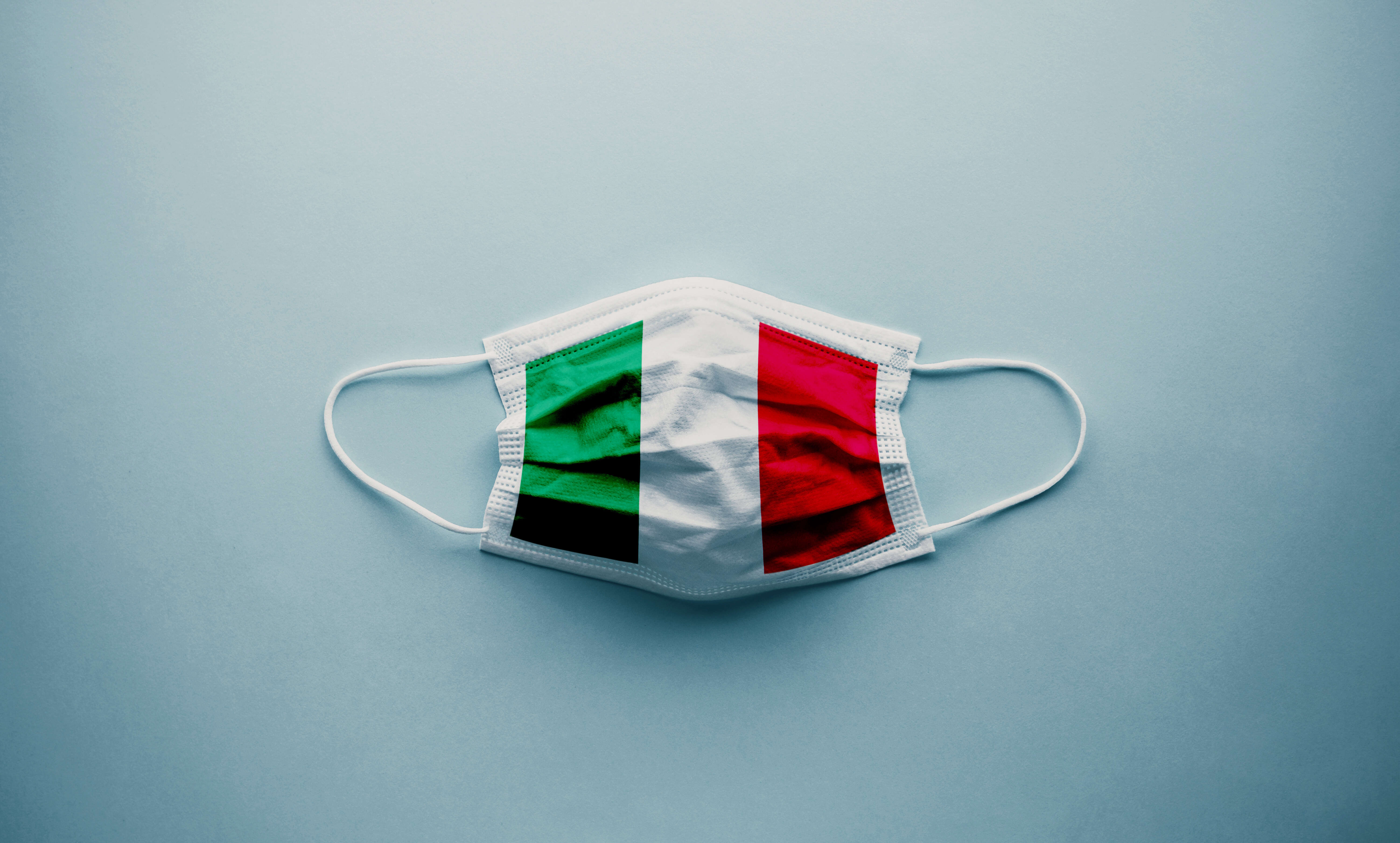Mascherina bandiera italiana Mascherina bandiera italiana